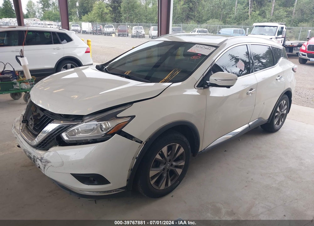 2015 NISSAN MURANO SL VIN: 5N1AZ2MH2FN250725