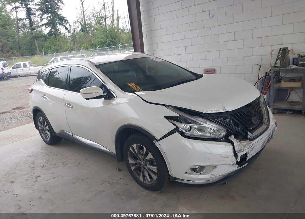 2015 NISSAN MURANO SL VIN: 5N1AZ2MH2FN250725