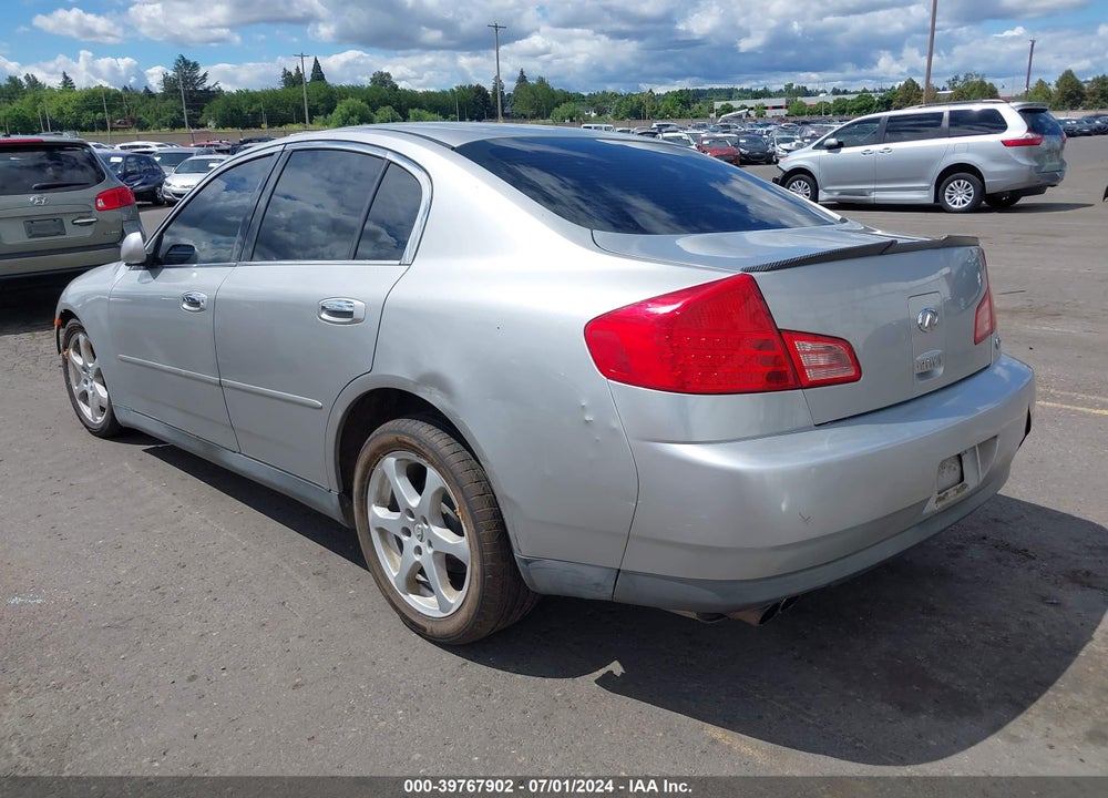 2003 INFINITI G35 LUXURY LEATHER VIN: JNKCV51EX3M019060
