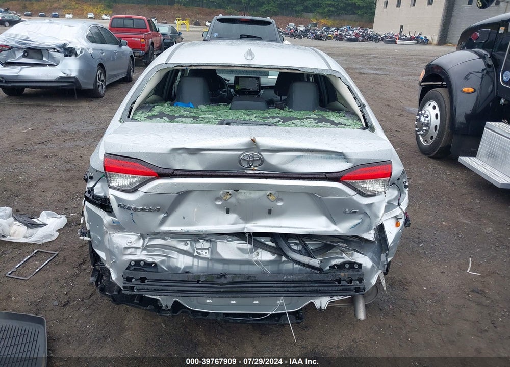 2022 TOYOTA COROLLA LE VIN: JTDEPMAE6N3032721