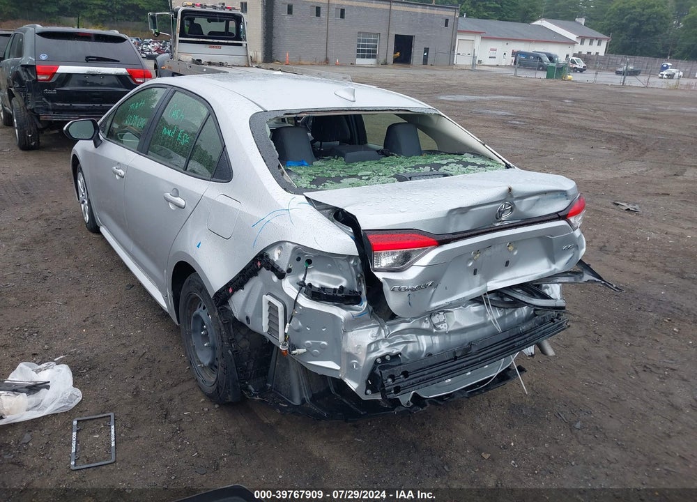 2022 TOYOTA COROLLA LE VIN: JTDEPMAE6N3032721
