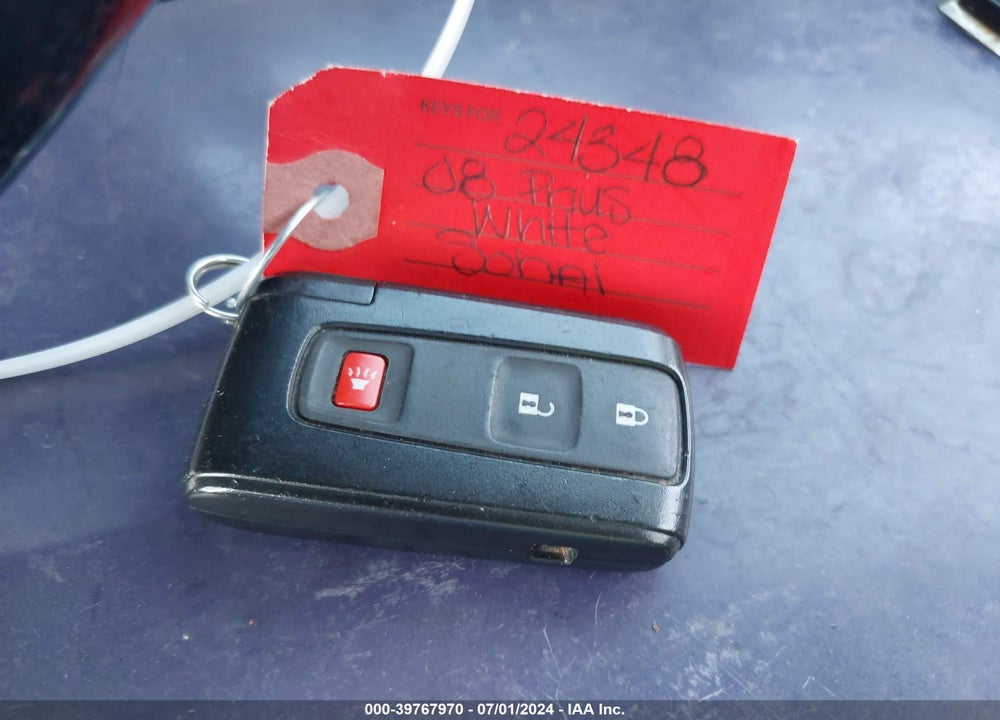2008 TOYOTA PRIUS VIN: JTDKB20U283428616