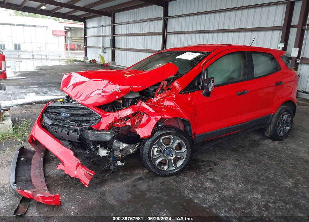 2018 FORD ECOSPORT S VIN: MAJ3P1RE1JC237292
