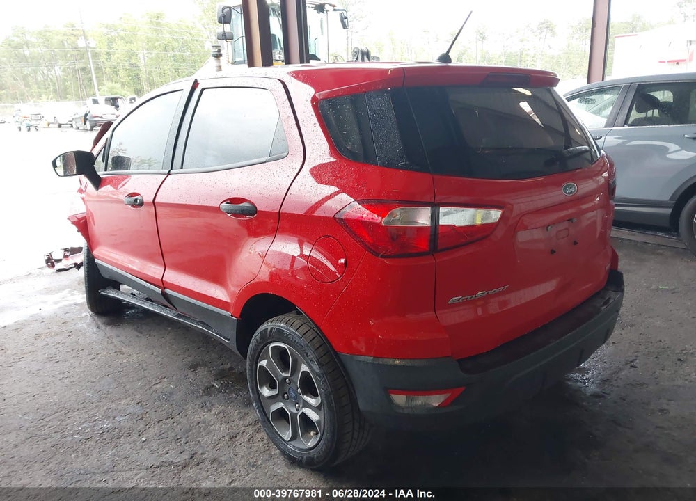 2018 FORD ECOSPORT S VIN: MAJ3P1RE1JC237292