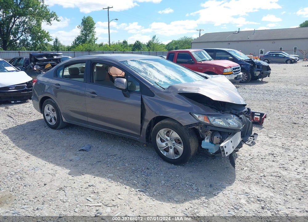 2013 HONDA CIVIC LX VIN: 19XFB2F58DE218672