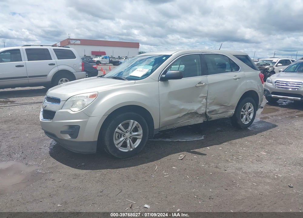 2013 CHEVROLET EQUINOX LS VIN: 2GNALBEK0D6388904