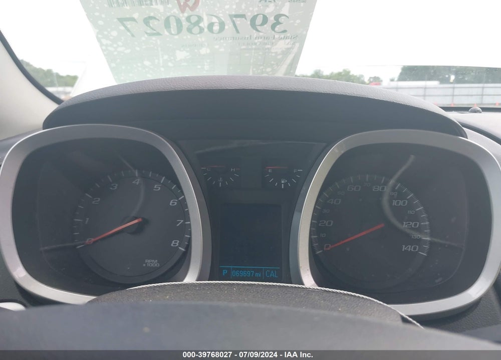 2013 CHEVROLET EQUINOX LS VIN: 2GNALBEK0D6388904