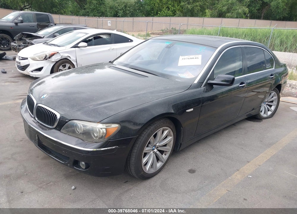 2007 BMW 750LI VIN: WBAHN83547DT75108