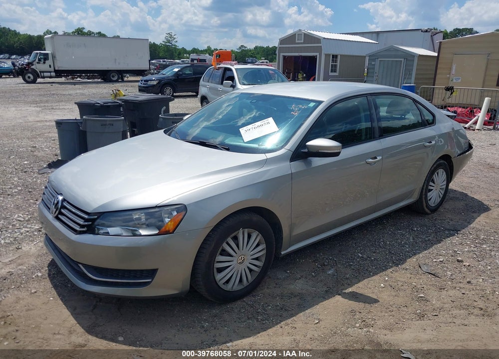 2014 VOLKSWAGEN PASSAT VIN: 1VWAT7A39EC095965