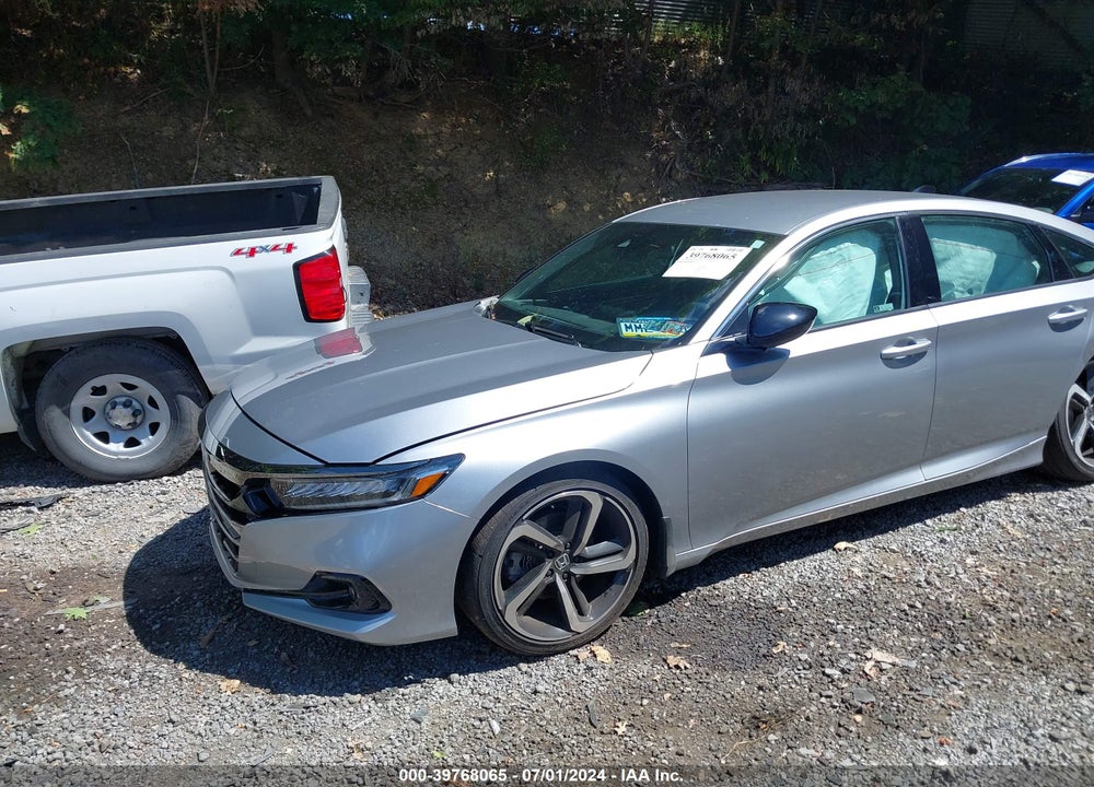 2021 HONDA ACCORD SPORT VIN: 1HGCV1F3XMA103756