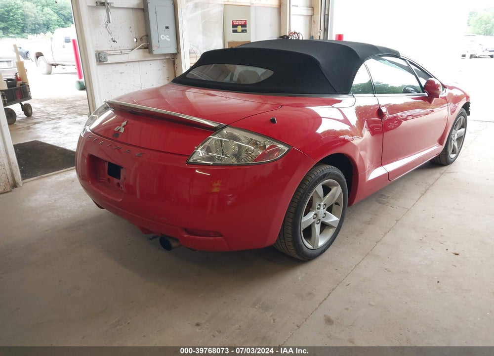 2007 MITSUBISHI ECLIPSE SPYDER GS VIN: 4A3AL25F77E070058