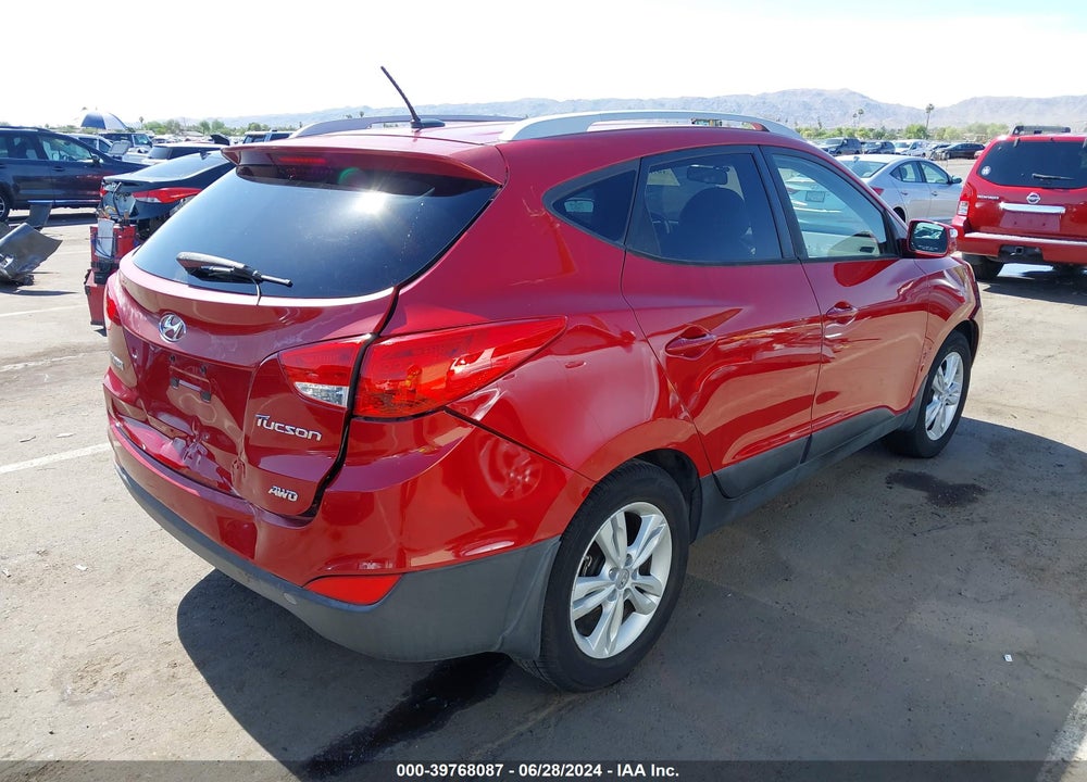 2013 HYUNDAI TUCSON GLS VIN: KM8JUCAC6DU607419