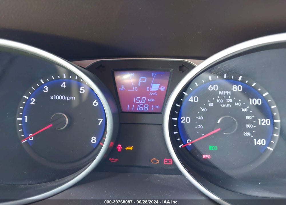 2013 HYUNDAI TUCSON GLS VIN: KM8JUCAC6DU607419