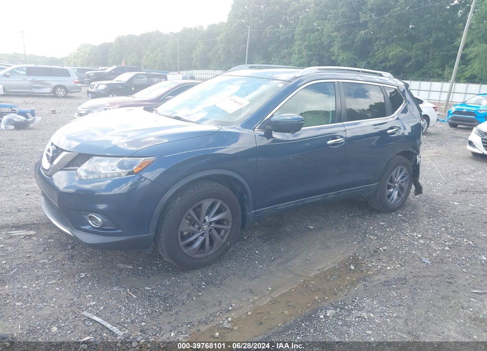 2016 NISSAN ROGUE SL VIN: 5N1AT2MT0GC882948