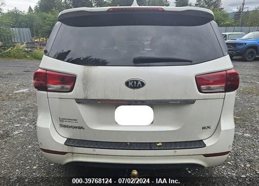 2017 KIA SEDONA EX VIN: KNDMC5C10H6263530