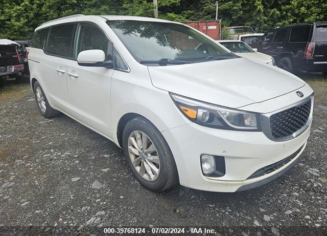 2017 KIA SEDONA EX VIN: KNDMC5C10H6263530