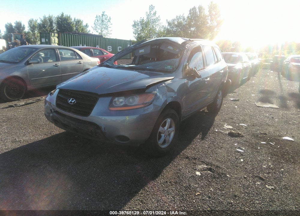2008 HYUNDAI SANTA FE GLS VIN: 5NMSG13D78H225309