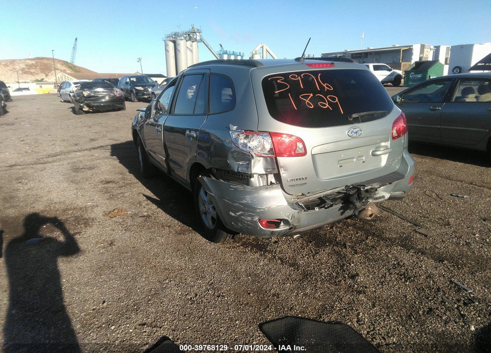 2008 HYUNDAI SANTA FE GLS VIN: 5NMSG13D78H225309