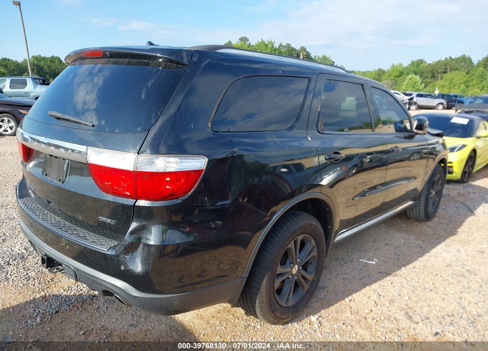 2012 DODGE DURANGO VIN: 1C4SDJDT3CC322724