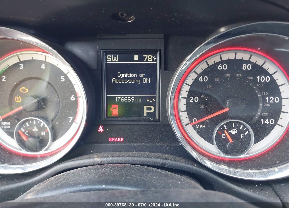 2012 DODGE DURANGO VIN: 1C4SDJDT3CC322724