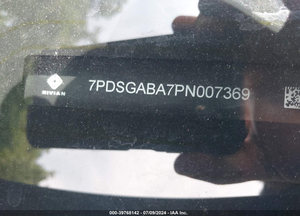 2023 RIVIAN R1S ADVENTURE VIN: 7PDSGABA7PN007369