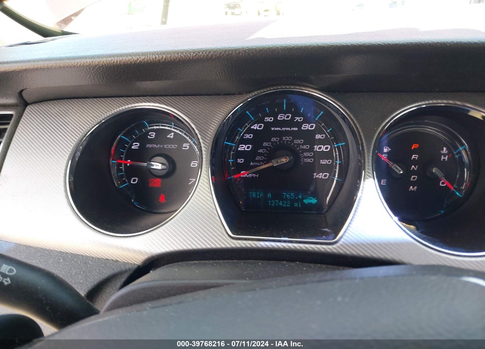 2011 FORD TAURUS SHO VIN: 1FAHP2KT8BG149046