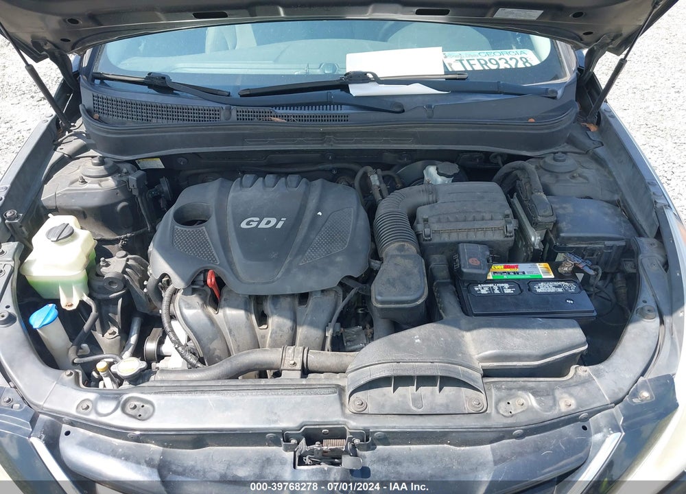 2012 HYUNDAI SONATA GLS VIN: 5NPEB4AC4CH474525