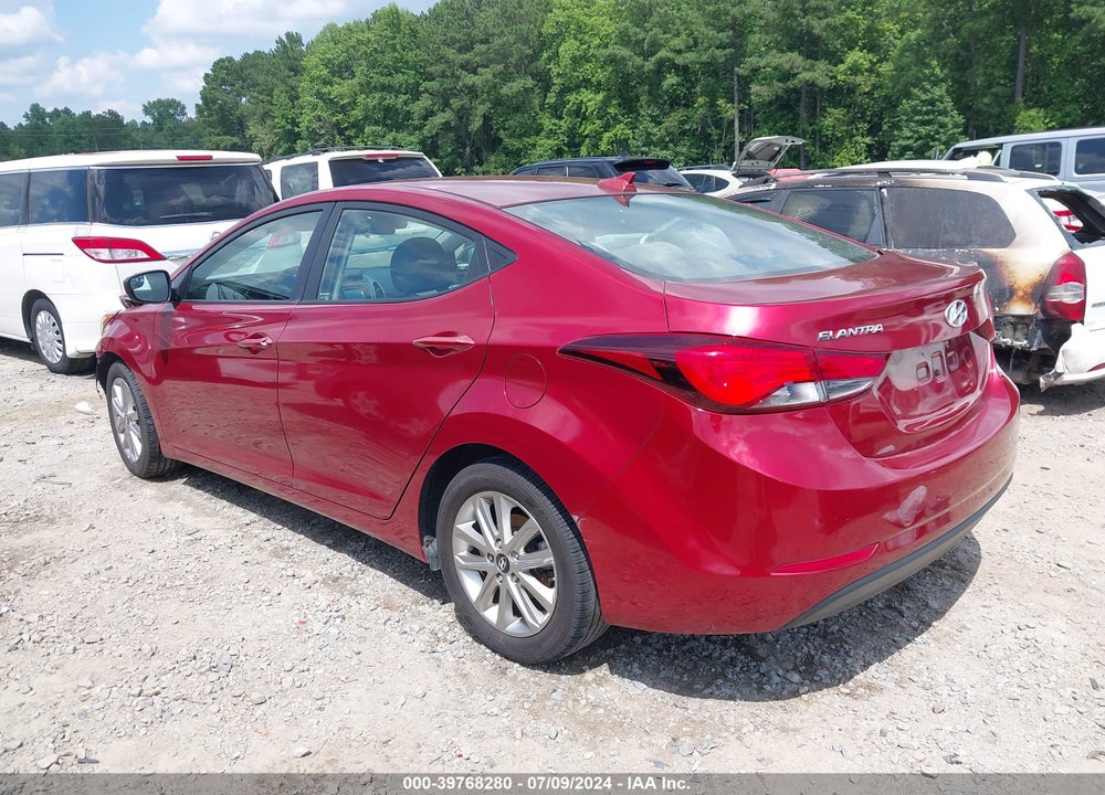 2016 HYUNDAI ELANTRA SE VIN: 5NPDH4AE6GH691558