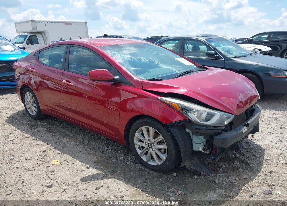 2016 HYUNDAI ELANTRA SE VIN: 5NPDH4AE6GH691558