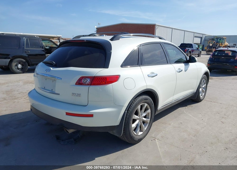 2008 INFINITI FX35 VIN: JNRAS08U18X103243