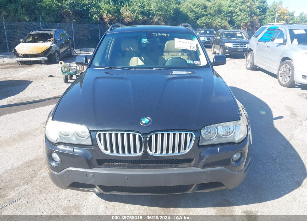 2008 BMW X3 3.0SI VIN: WBXPC93448WJ12949