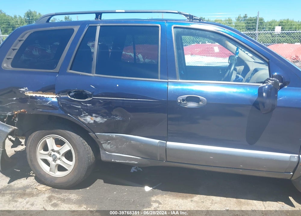2004 HYUNDAI SANTA FE VIN: KM8SB12B74U775977