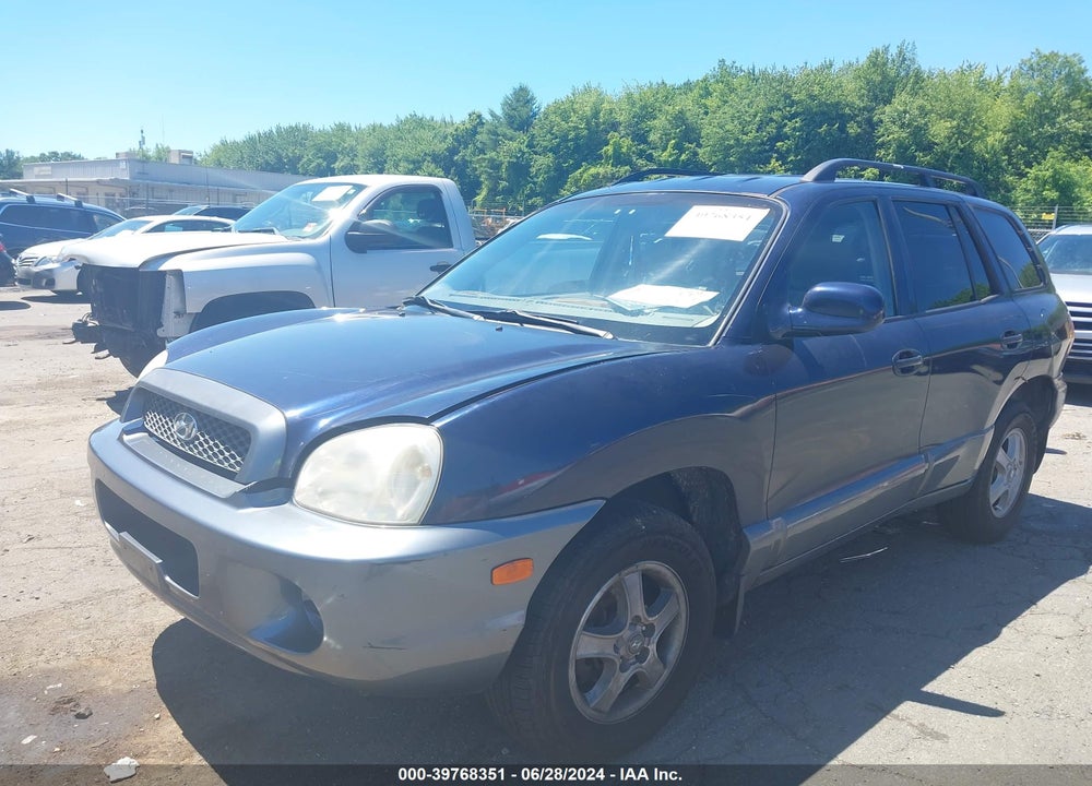 2004 HYUNDAI SANTA FE VIN: KM8SB12B74U775977