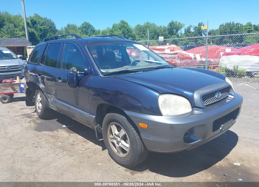2004 HYUNDAI SANTA FE VIN: KM8SB12B74U775977