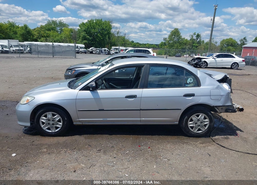 2004 HONDA CIVIC VIN: 1HGES16344L009040