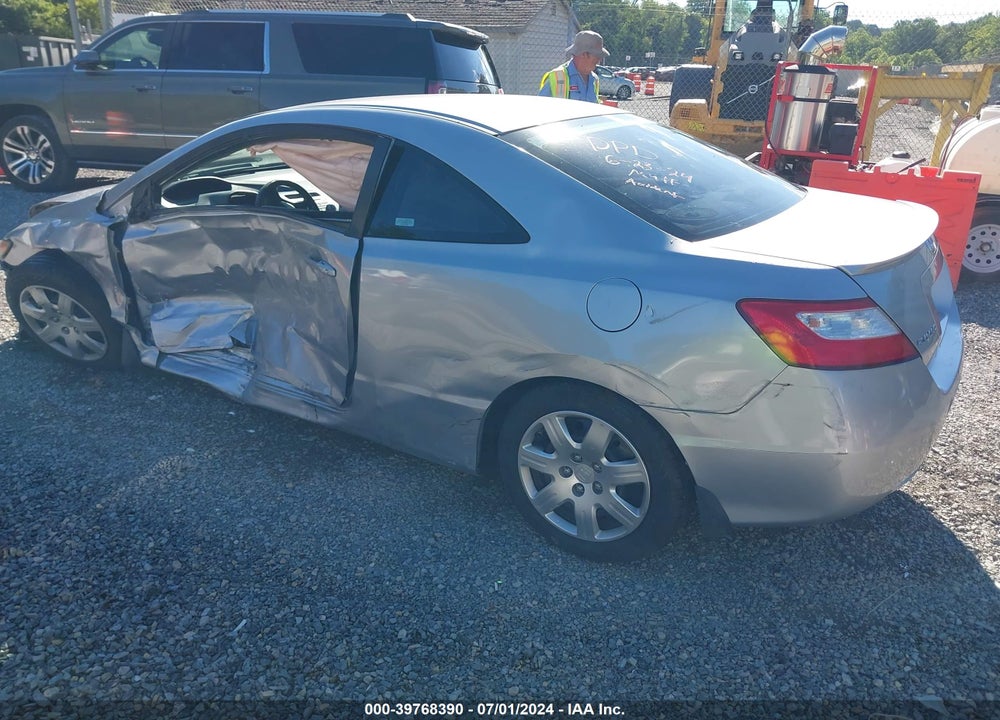 2008 HONDA CIVIC LX VIN: 2HGFG12618H527616