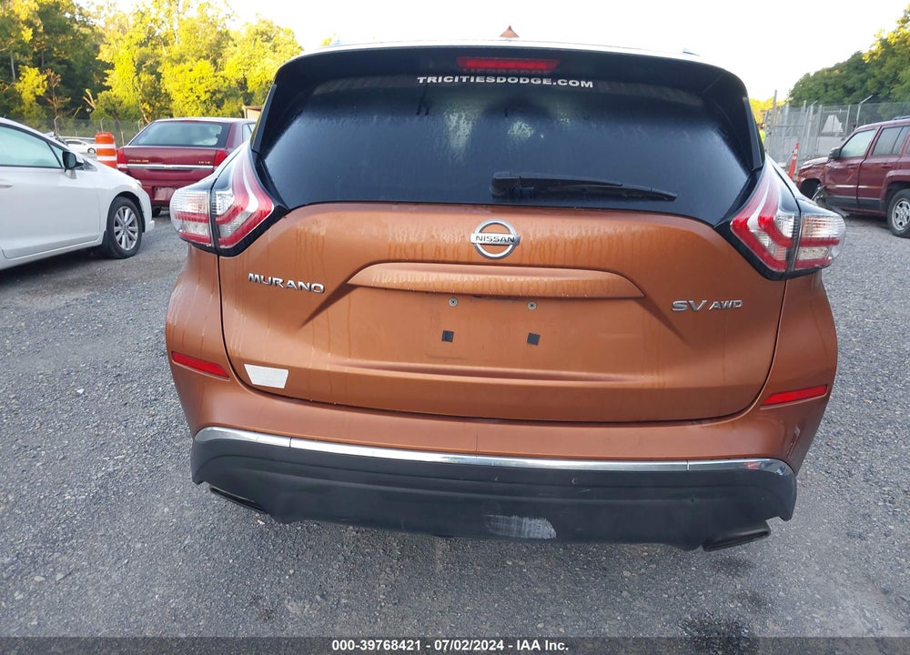 2016 NISSAN MURANO PLATINUM/S/SL/SV VIN: 5N1AZ2MH8GN118280