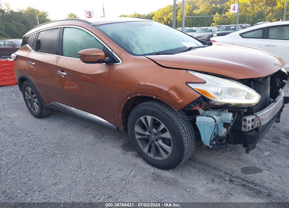 2016 NISSAN MURANO PLATINUM/S/SL/SV VIN: 5N1AZ2MH8GN118280