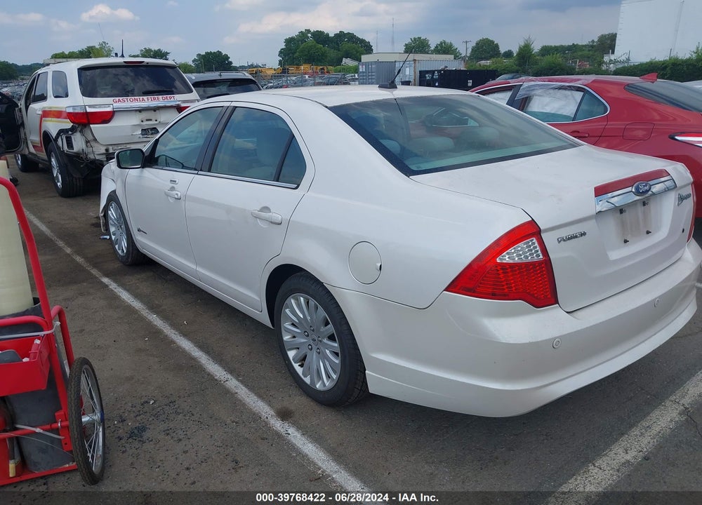 2010 FORD FUSION HYBRID VIN: 3FADP0L38AR379565