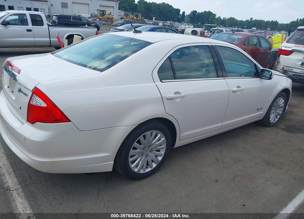 2010 FORD FUSION HYBRID VIN: 3FADP0L38AR379565