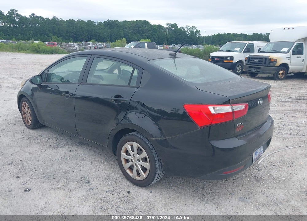 2013 KIA RIO LX VIN: KNADM4A38D6183248