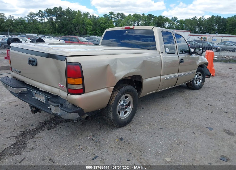 2004 GMC SIERRA 1500 SLE VIN: 2GTEC19T341284282