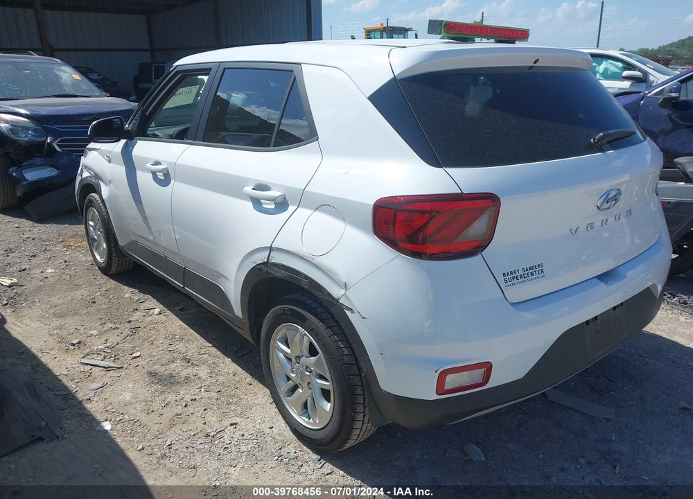 2022 HYUNDAI VENUE SE VIN: KMHRB8A37NU156587