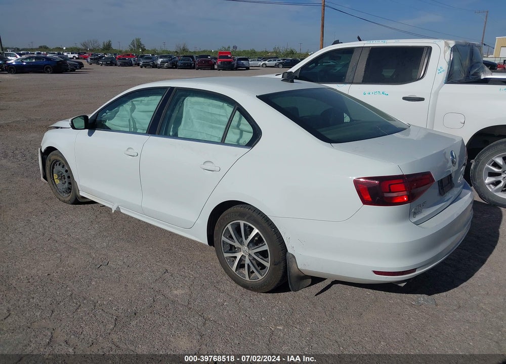2017 VOLKSWAGEN JETTA 1.4T SE VIN: 3VWDB7AJ6HM415941