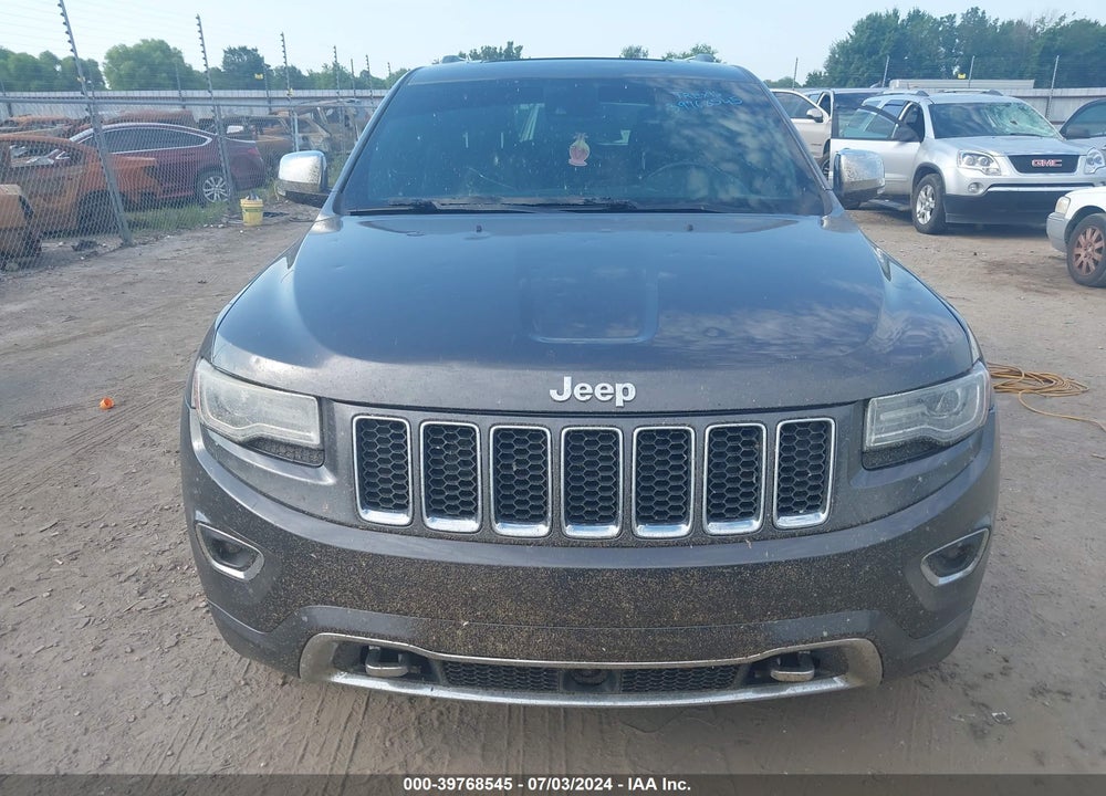 2014 JEEP GRAND CHEROKEE OVERLAND VIN: 1C4RJECG5EC179992