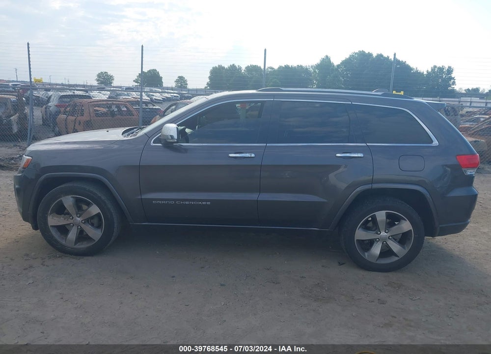 2014 JEEP GRAND CHEROKEE OVERLAND VIN: 1C4RJECG5EC179992