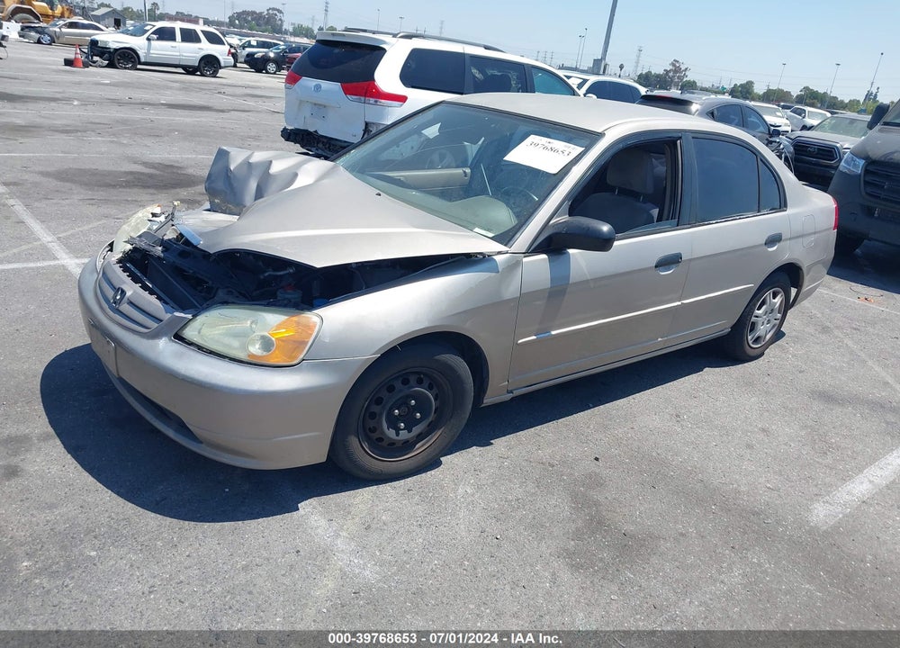 2001 HONDA CIVIC LX VIN: 2HGES15531H559616