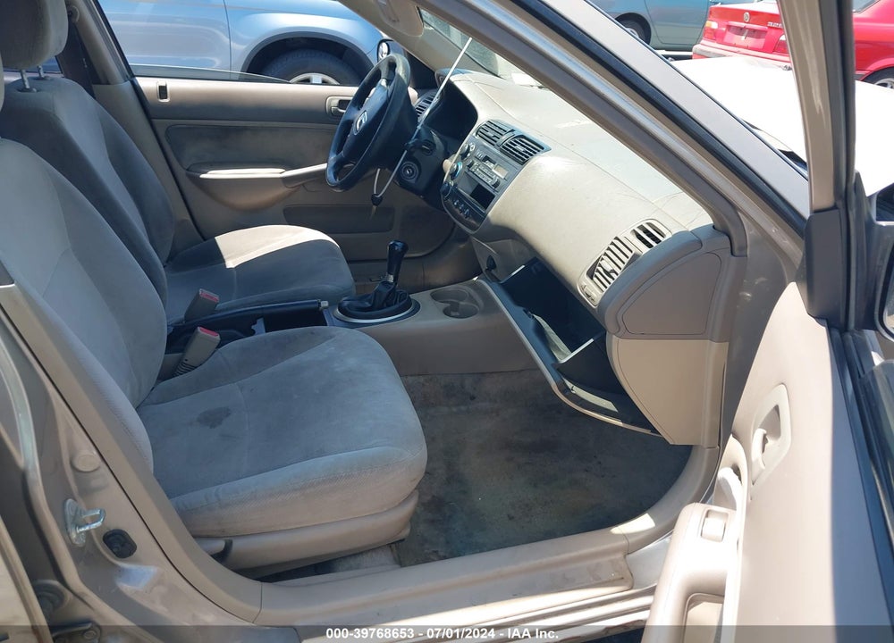 2001 HONDA CIVIC LX VIN: 2HGES15531H559616