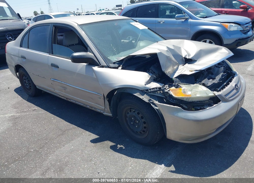 2001 HONDA CIVIC LX VIN: 2HGES15531H559616
