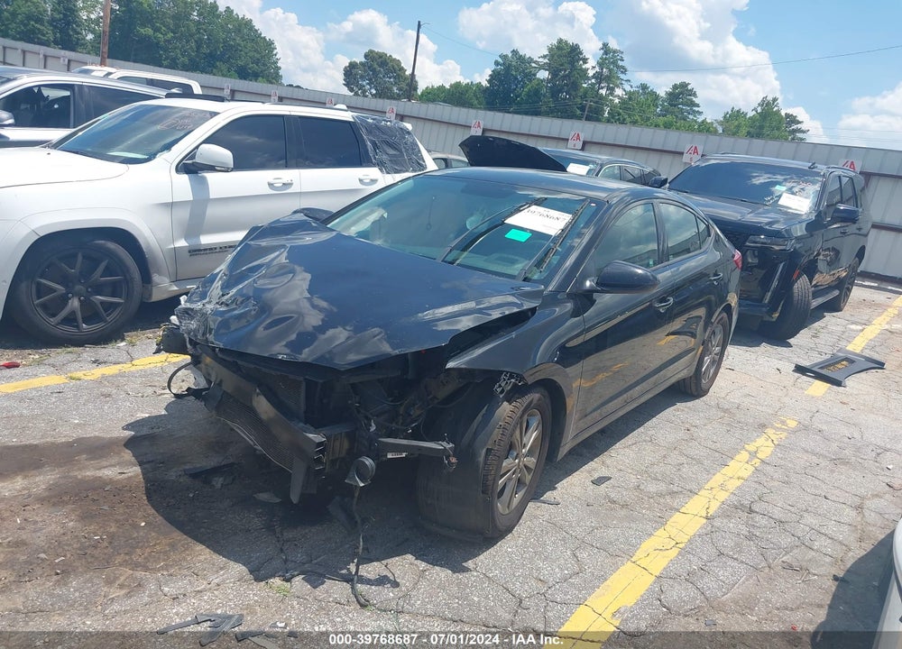2018 HYUNDAI ELANTRA SEL VIN: 5NPD84LF6JH318517